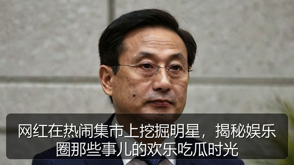 网红在热闹集市上挖掘明星,揭秘娱乐圈那些事儿的欢乐吃瓜时光