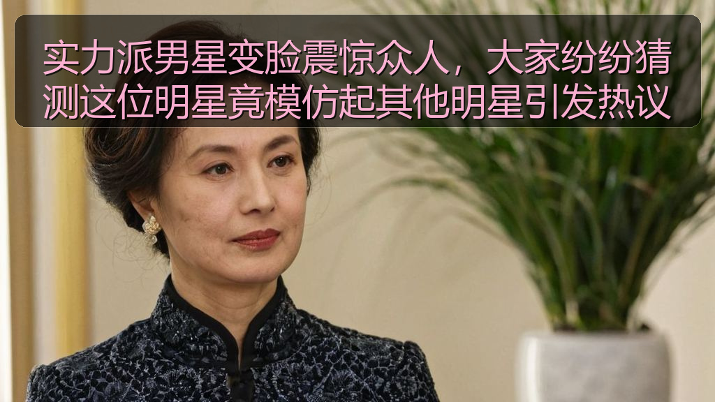 实力派男星变脸震惊众人，大家纷纷猜测这位明星竟模仿起其他明星引发热议