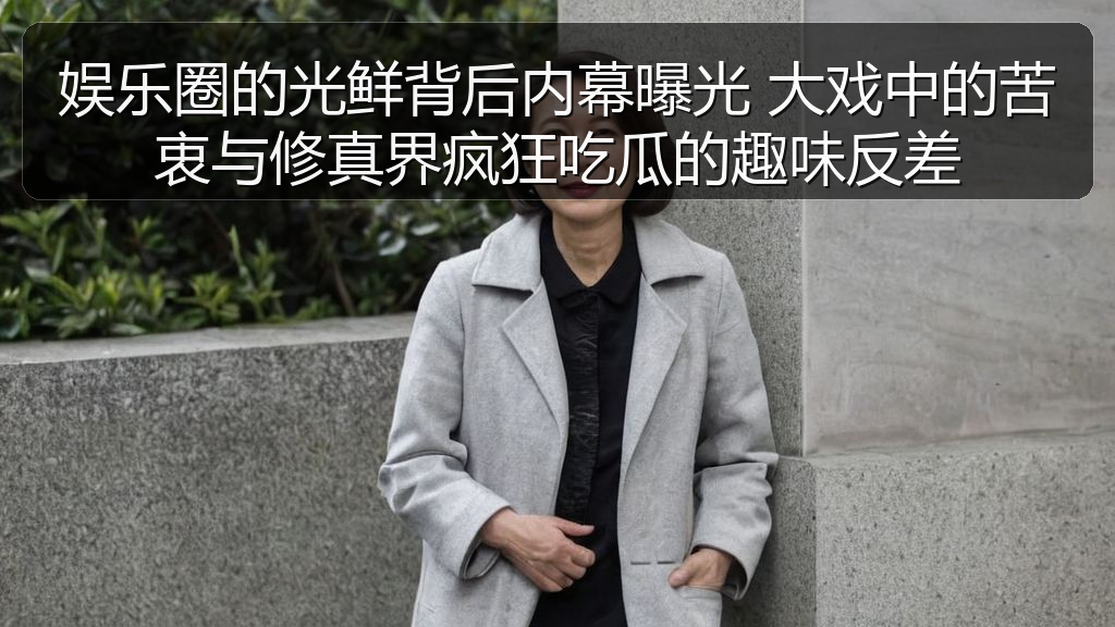 海角社区入口 - 娱乐圈的光鲜背后内幕曝光 大戏中的苦衷与修真界疯狂吃瓜的趣味反差